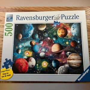 500 large piece Ravensburger puzzle - Planetarium